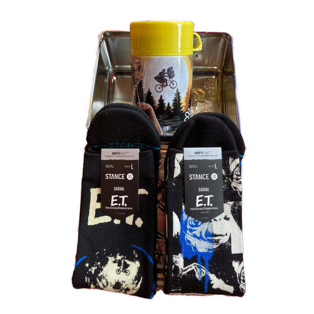 Stance E.T. Extra Terrestrial Box Set Socks Open Box With Thermos