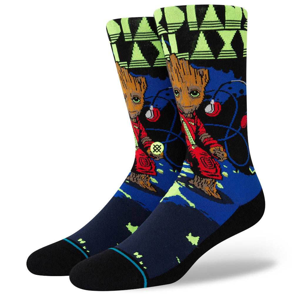 Stance Groot Jams Crew Guardians Of The Galaxy Socks