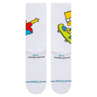 Stance Simpsons Crew 3 Pack Collection Socks Bart Back