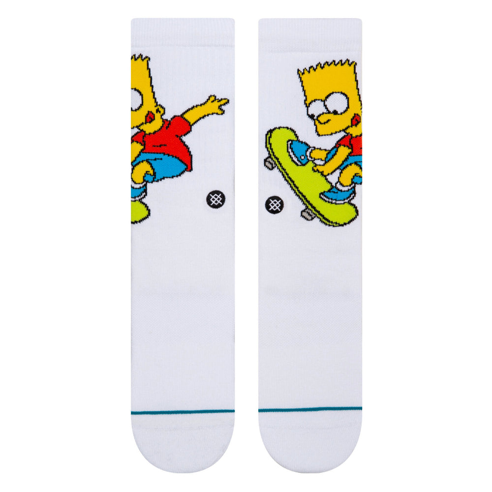 Stance Simpsons Bart Simpson Crew Socks Front