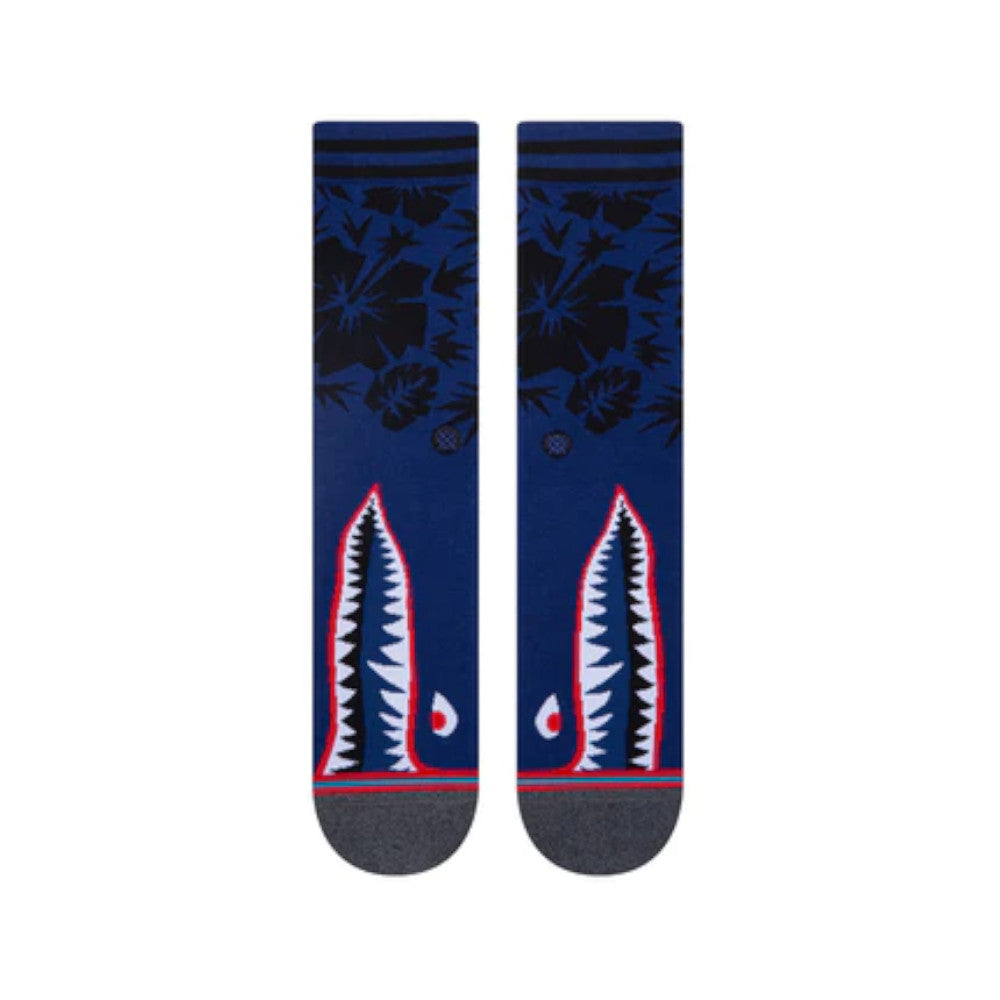 Stance Tropical Warbird Blue - Socks Fold