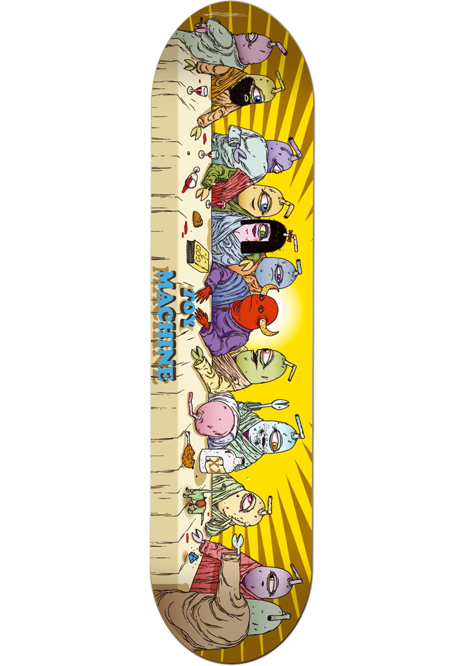 Toy Machine Logo Last Supper 8.375 - Skateboard Deck