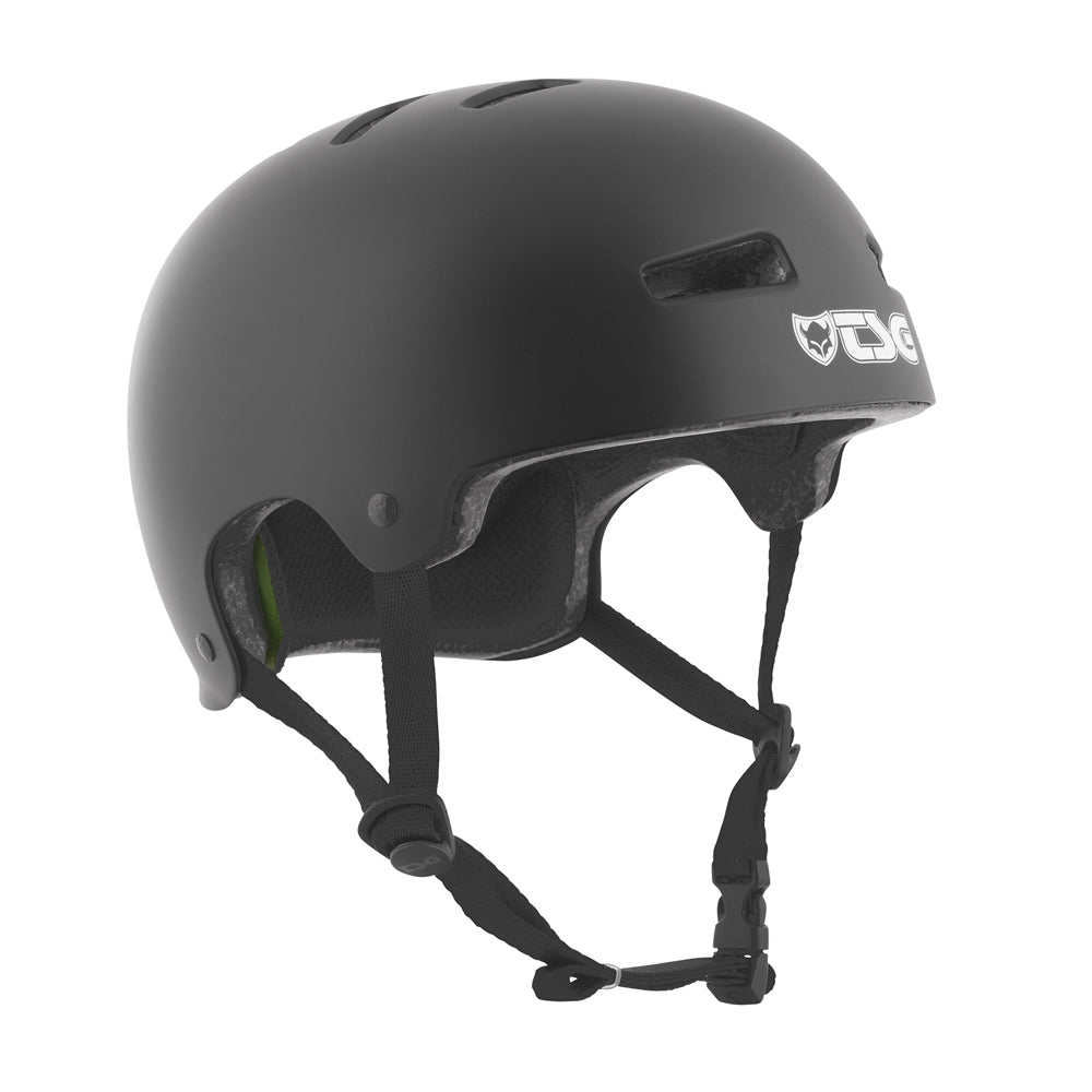 TSG Evolution Solid Color Satin Black (CERTIFIED) - Helmet