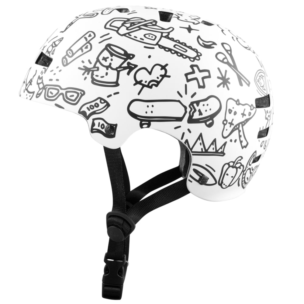 TSG Evolution Graphic Design Doodle (CERTIFIED) - Helmet Left