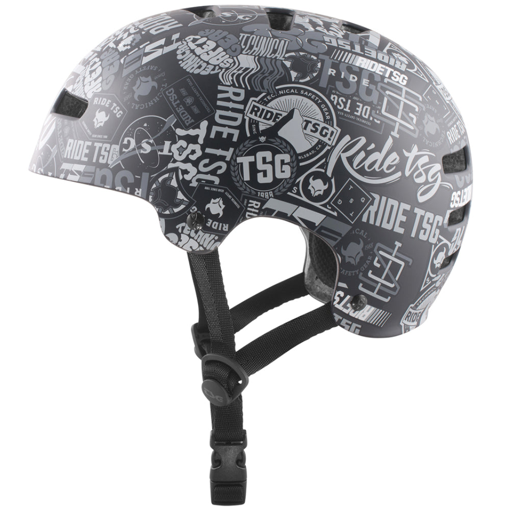 TSG Evolution Graphic Design Stickerbomb (CERTIFIED) - Helmet Left Side
