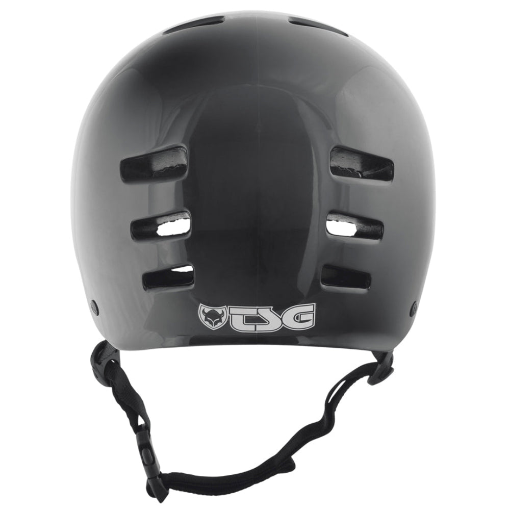 TSG Evolution Injected Color Black (CERTIFIED) - Helmet Back Logo