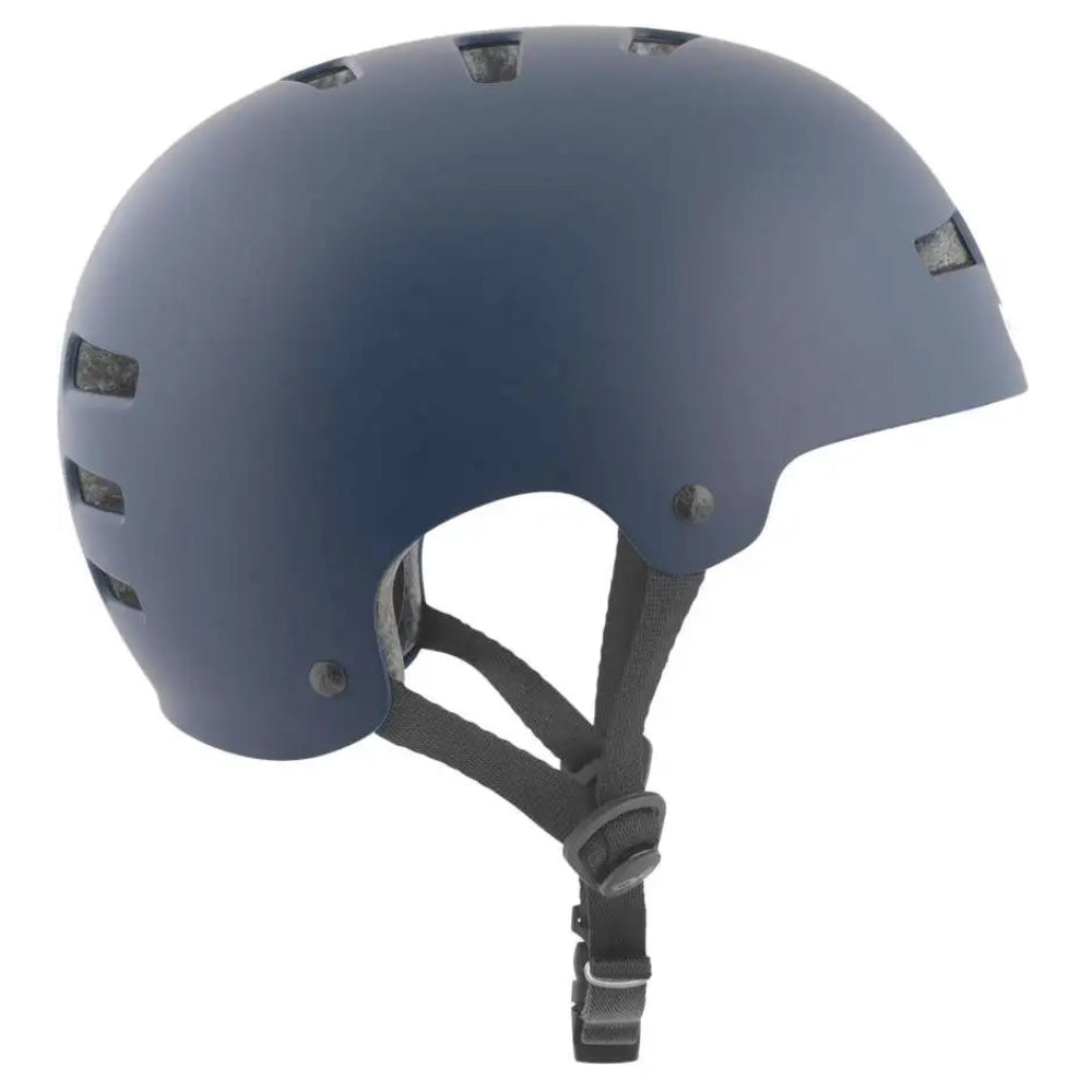 TSG Evolution Solid Color Satin Blue (CERTIFIED) - Helmet Right