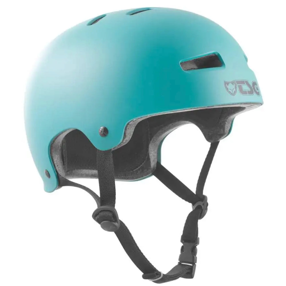 TSG Evolution Solid Color Satin Cauma Green (CERTIFIED) - Helmet