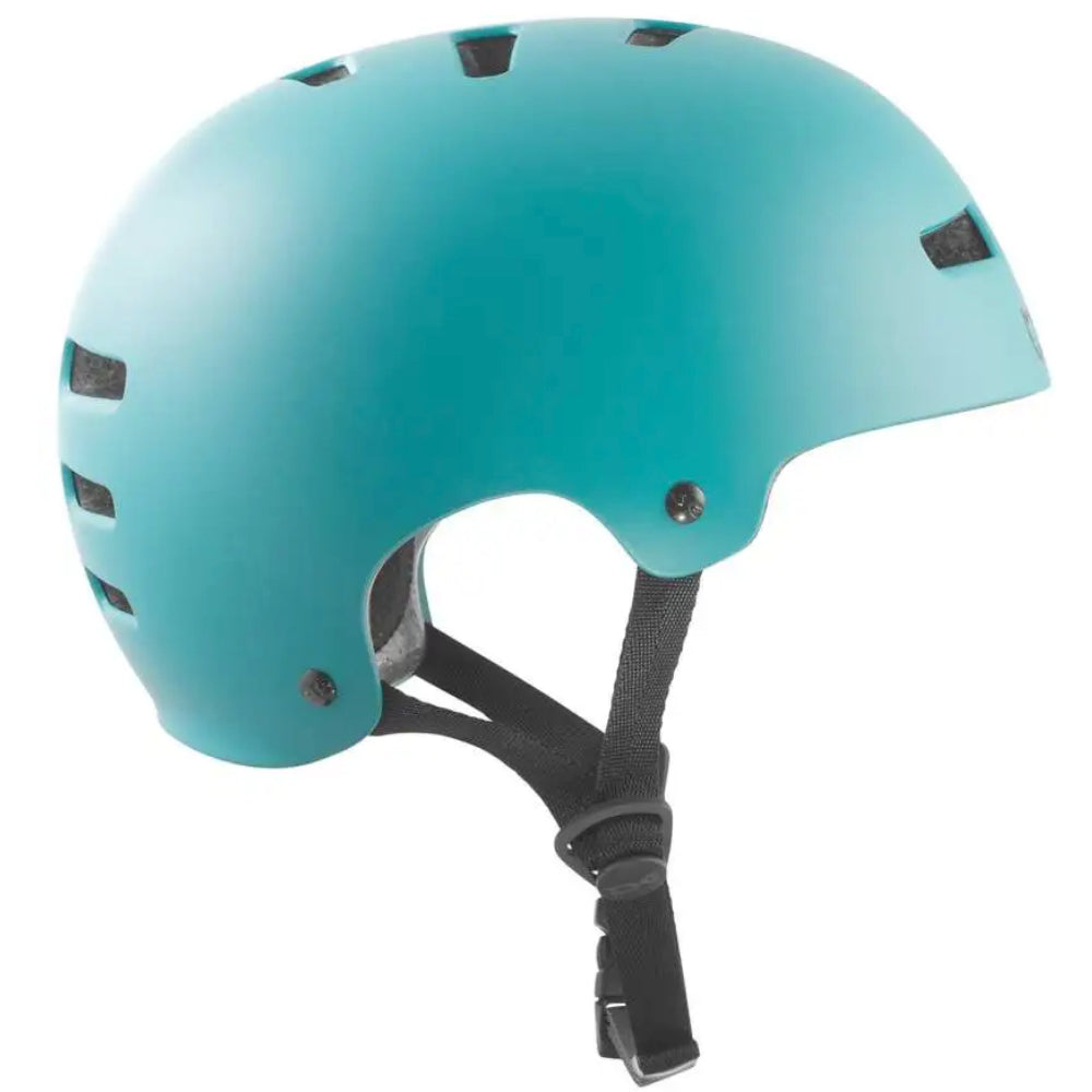 TSG Evolution Solid Color Satin Cauma Green (CERTIFIED) - Helmet Right