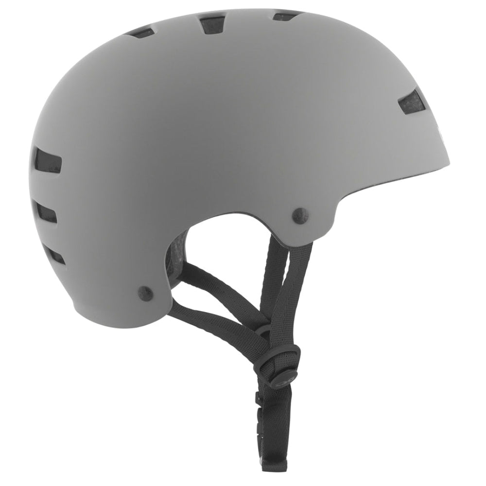 TSG Evolution Youth Solid Color Satin Coal (CERTIFIED) - Helmet