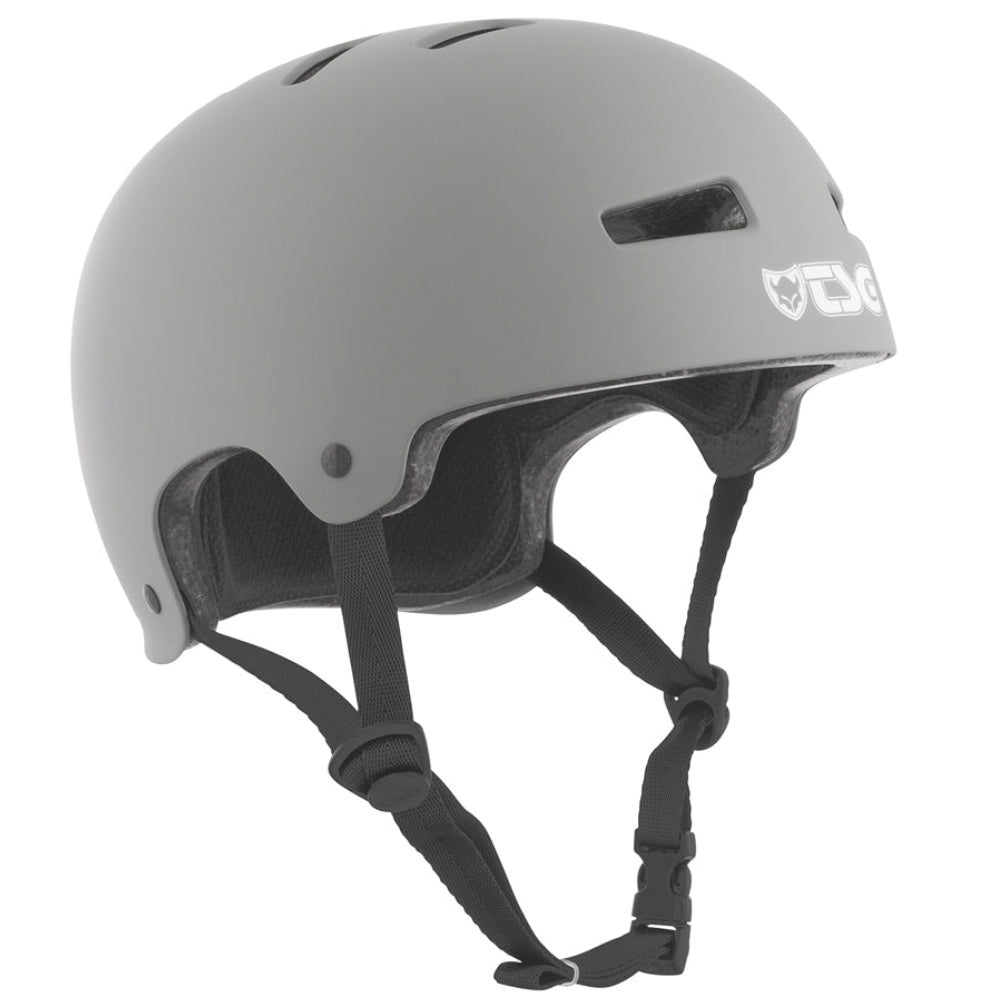 TSG Evolution Youth Solid Color Satin Coal (CERTIFIED) - Helmet 