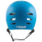 TSG Evolution Solid Color Satin Dark Cyan (CERTIFIED) - Helmet Back Logo