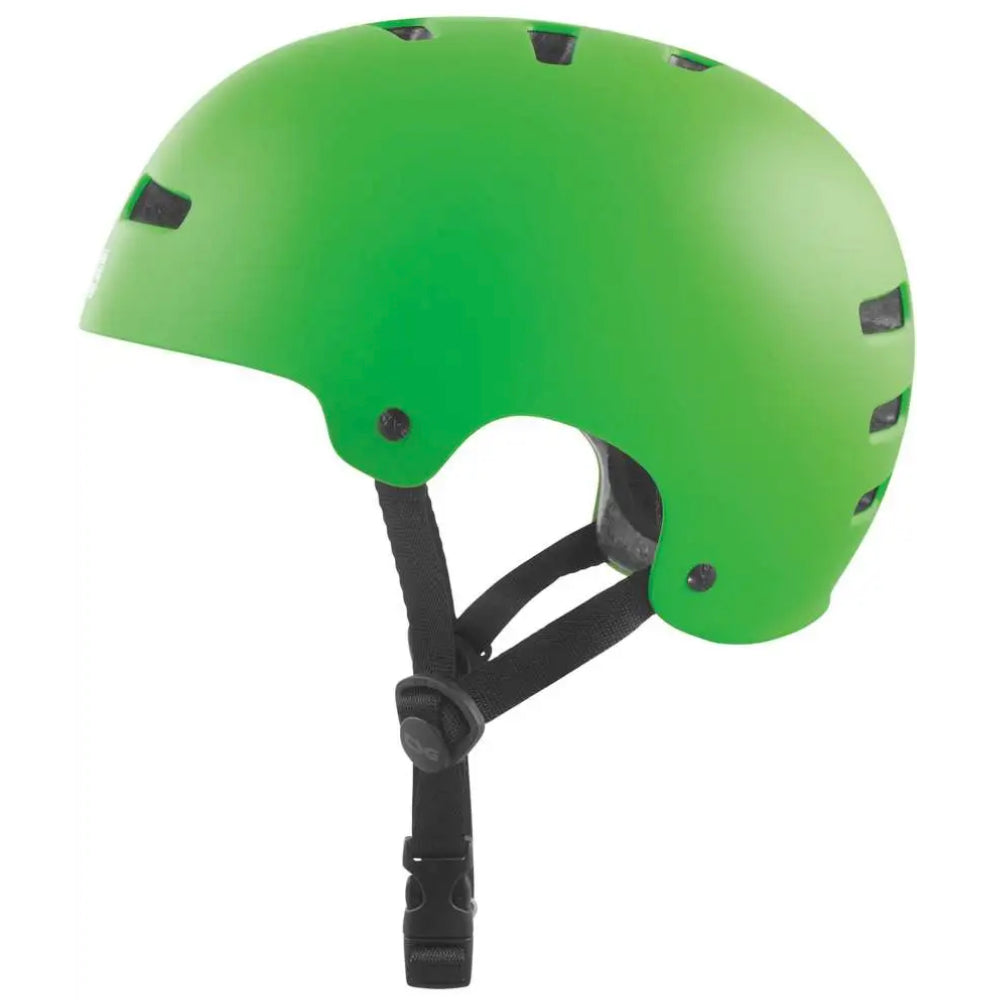 TSG Evolution Solid Color Satin Lime Green (CERTIFIED) - Helmet Left