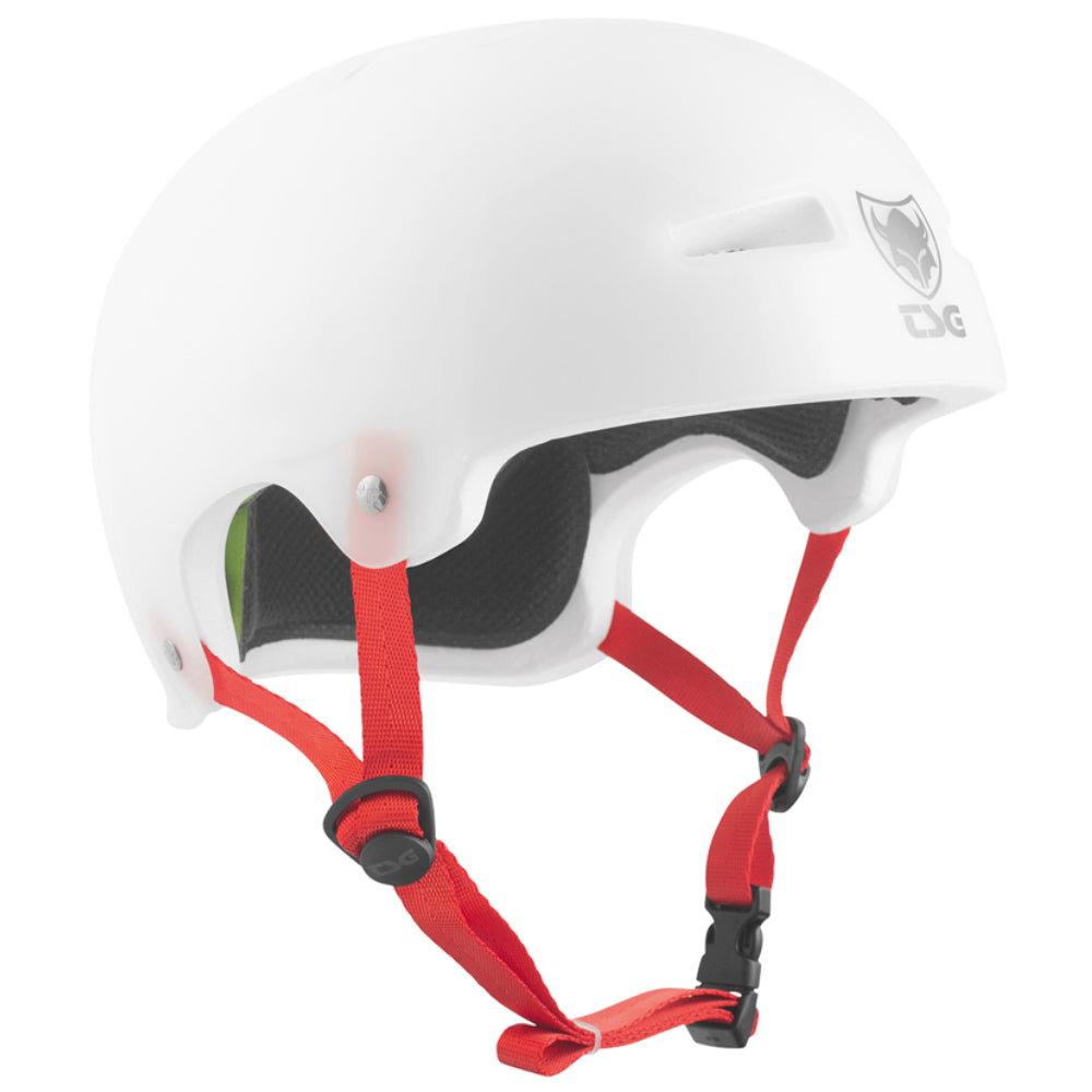 TSG Evolution Special Makeup Clear White (White EPS foam) Certified Helmet