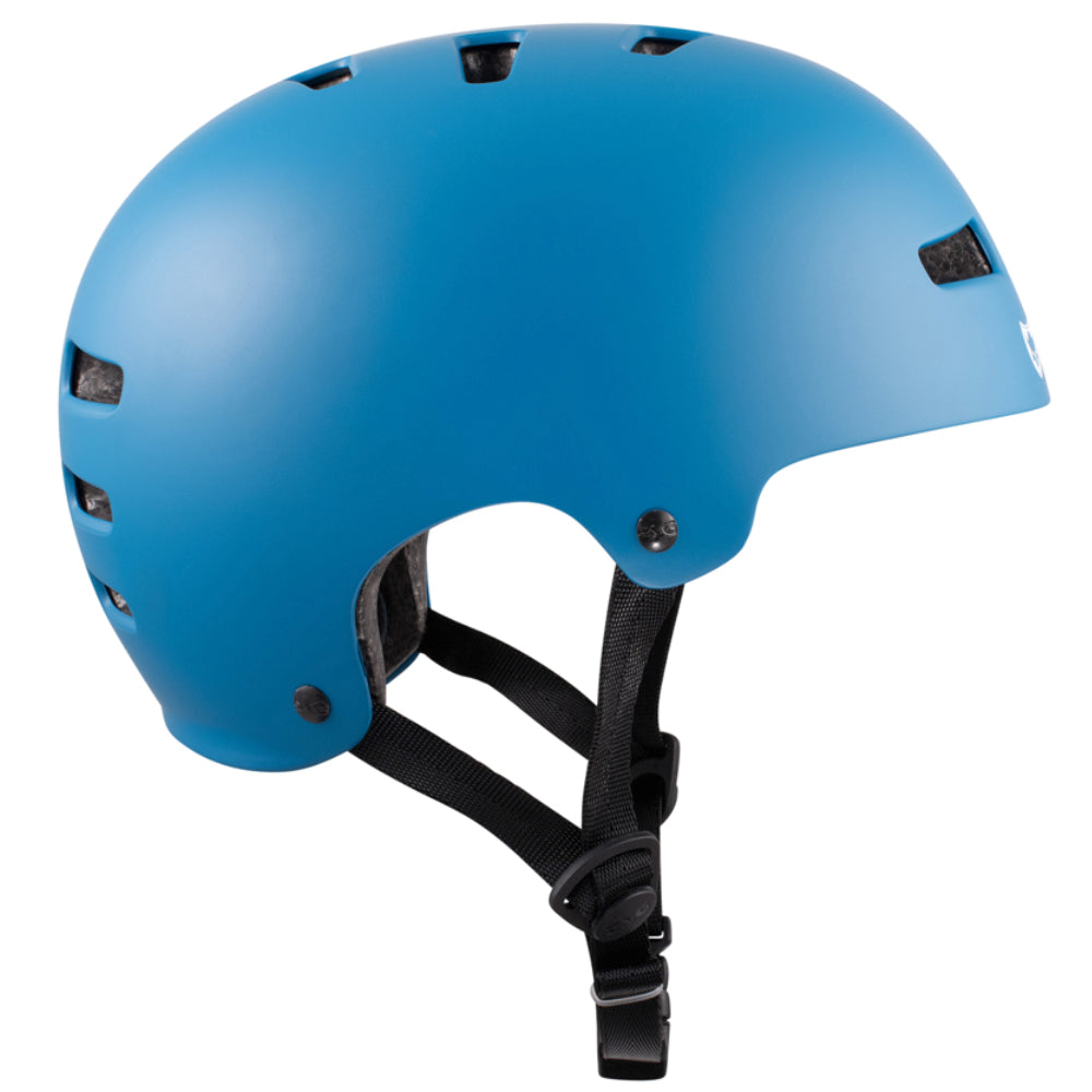 TSG Evolution Youth Solid Color Satin Deep Teal Certified Helmet Right