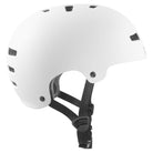 TSG Evolution Youth Solid Color Satin White Certified Helmet Right