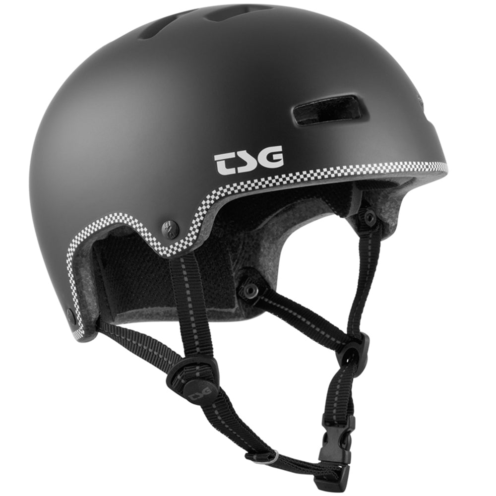 TSG Nipper Maxi Graphic Design Low Checker (CERTIFIED) - Helmet Close Up