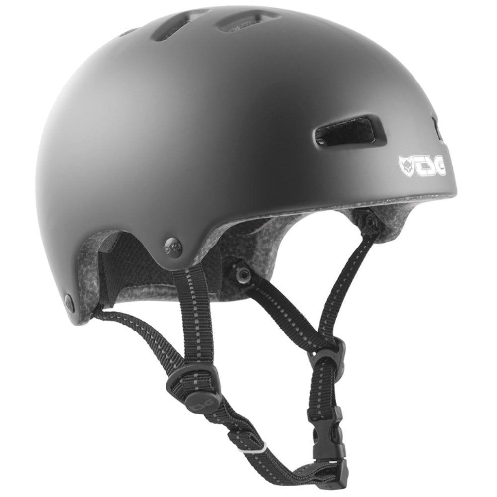 TSG Nipper Maxi Solid Color Satin Black (CERTIFIED) - Helmet