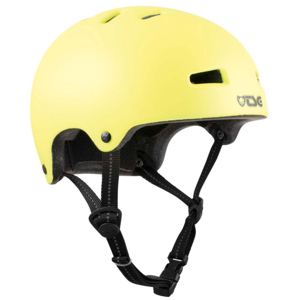 TSG Nipper Mini Solid Color Satin Acid Yellow (CERTIFIED) - Helmet