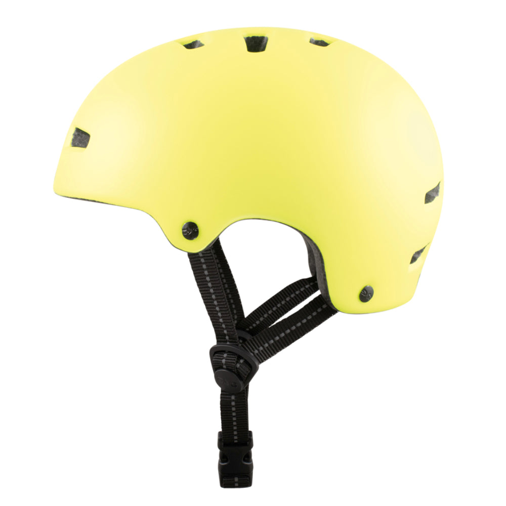TSG Nipper Mini Solid Color Satin Acid Yellow (CERTIFIED) - Helmet Left