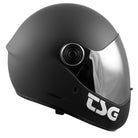 TSG Pass Pro Solid Color Matt Black + Bonus Visor FullFace Helmet Right Side