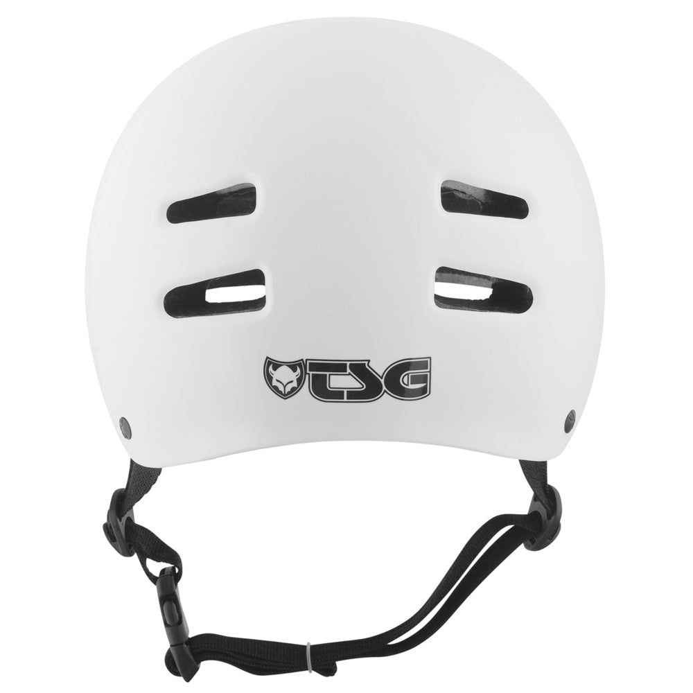 TSG Skate/BMX Injected Color White (CERTIFIED) - Helmet Back