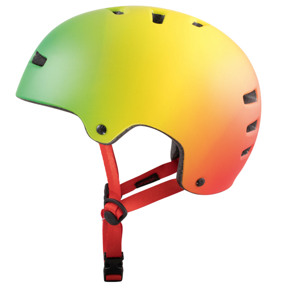 TSG SuperLight Graphic Design Rasta (CERTIFIED) - Helmet Left Side