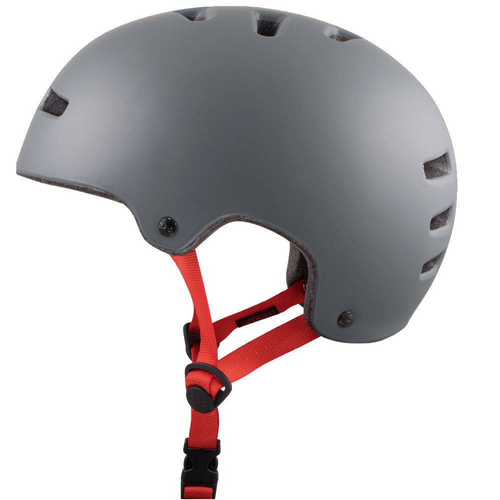 TSG SuperLight Solid Color Dark Shadow (CERTIFIED) - Helmet Left Side