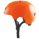 TSG The Meta Solid Color Gloss Orange (CERTIFIED) - Helmet Left In Mold