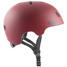 TSG The Meta Solid Color Satin Oxblood (CERTIFIED) - Helmet Right Logo