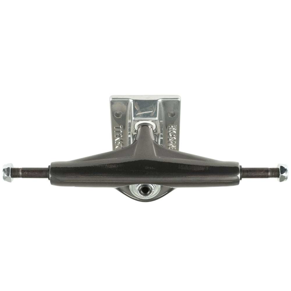 Tensor Mag Light Glossy Powder Coat Gunmetal Silver (PAIR) - Skateboard Trucks Top Hollow Kingpin