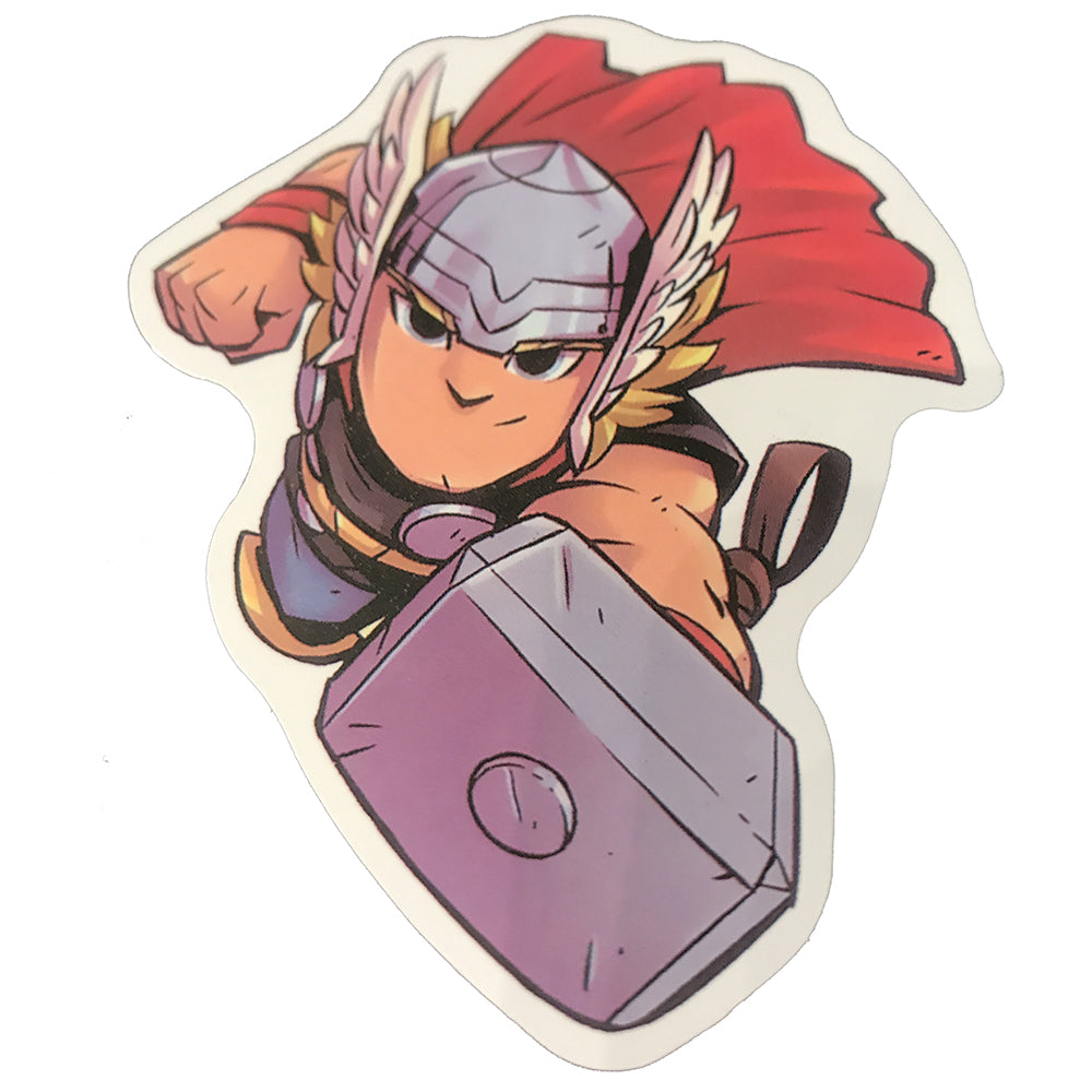 Thor Flying - Sticker