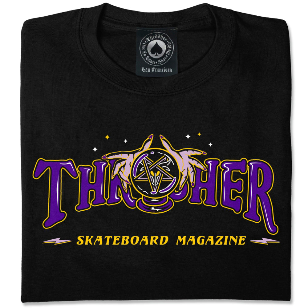 Thrasher Fortune Logo T-Shirt Close Up
