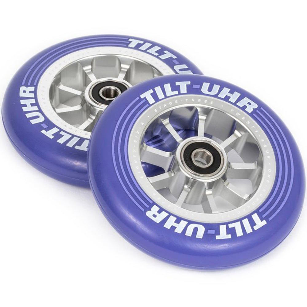 Tilt UHR Violet 110x24mm (PAIR) - Scooter Wheels