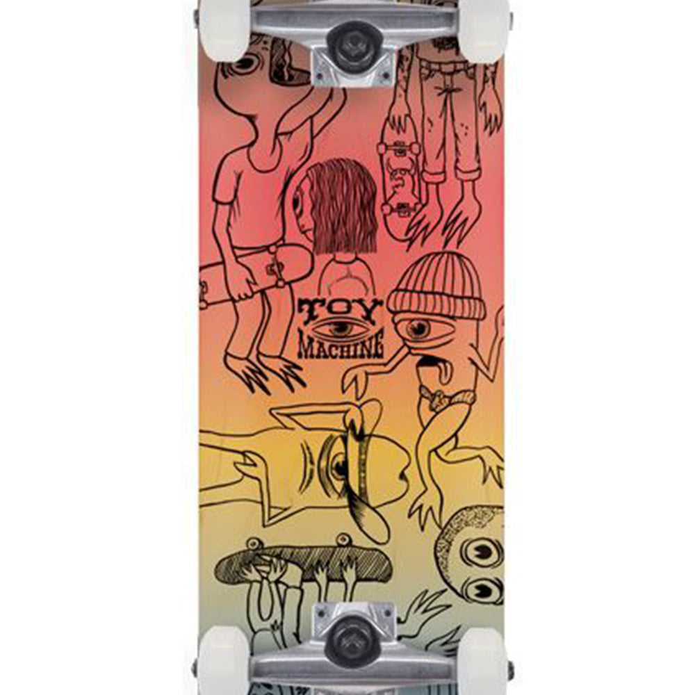 Toy Machine Characters 8.0 - Skateboard Complete Close Up