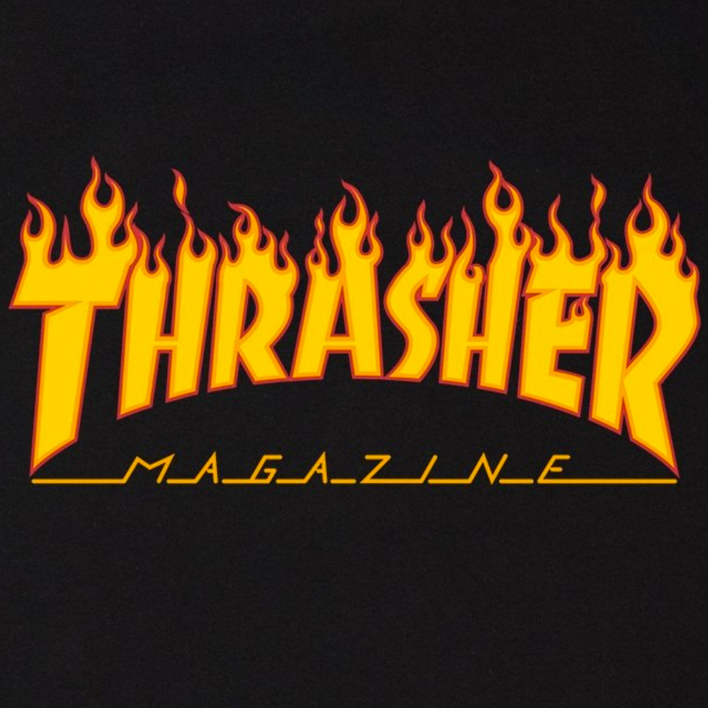Thrasher Flame Logo Hoodie Black - Shirt Logo