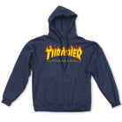 Thrasher Flame Logo Navy Hoodie