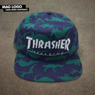 Thrasher Mag Logo Dino Print Snapback