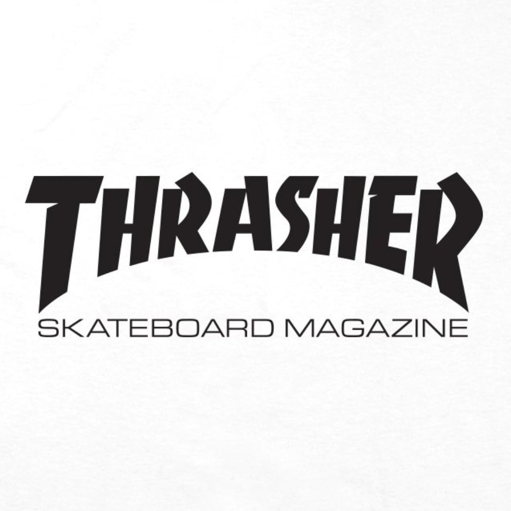Thrasher Skate Mag Tee White - Shirt Logo Close Up