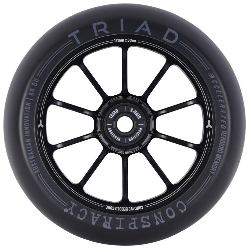 Triad Conspiracy 120x30mm Freestyle Scooter Wheels Black