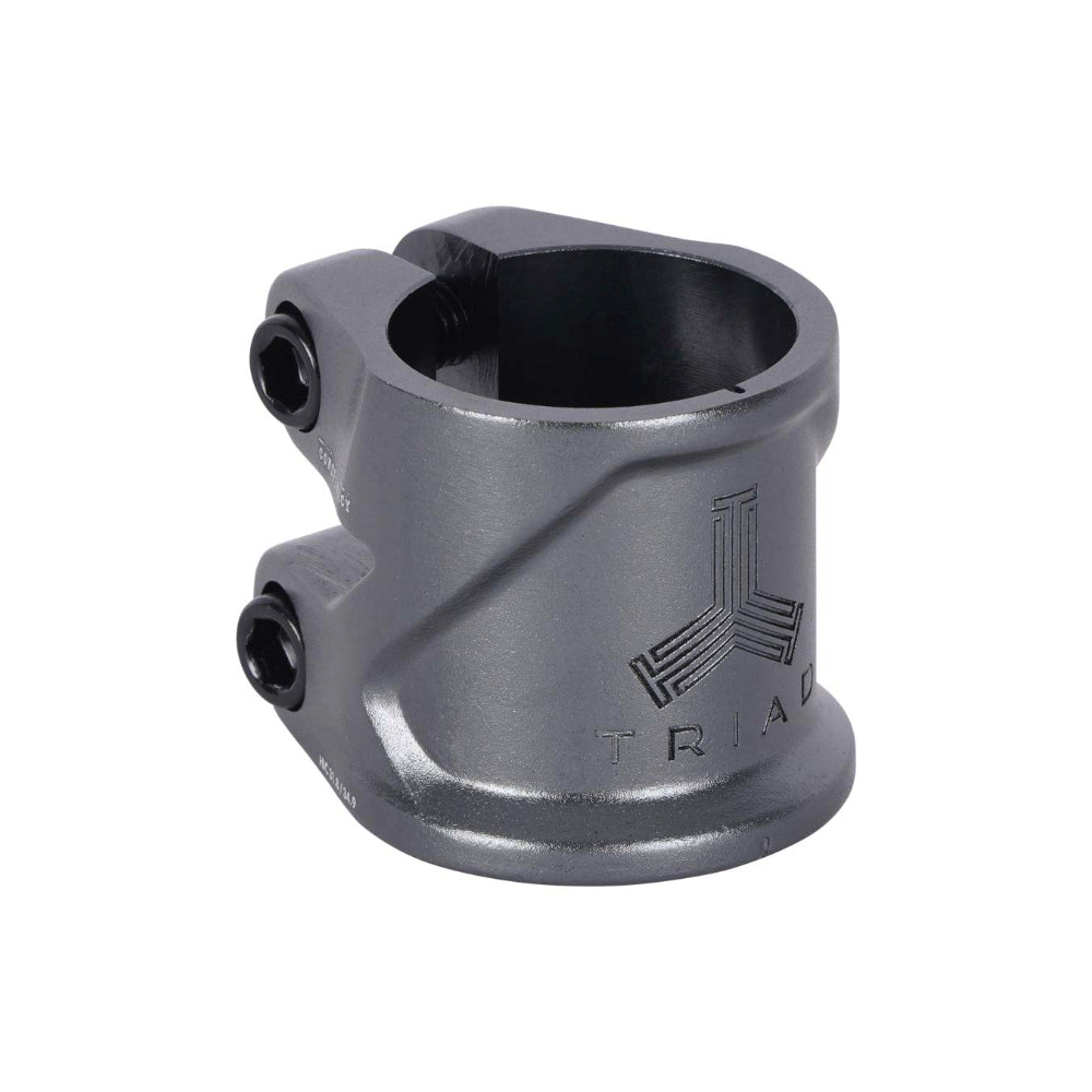 Triad Conspiracy 2 Bolt Freestyle Scooter Clamp With Integrated Dust Cap Titanium