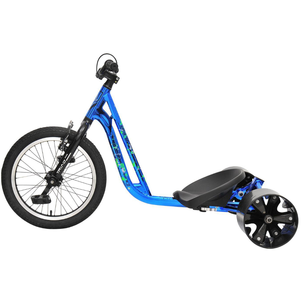 Triad Counter Mesure 3 Electro Blue Drift Trike Left Side