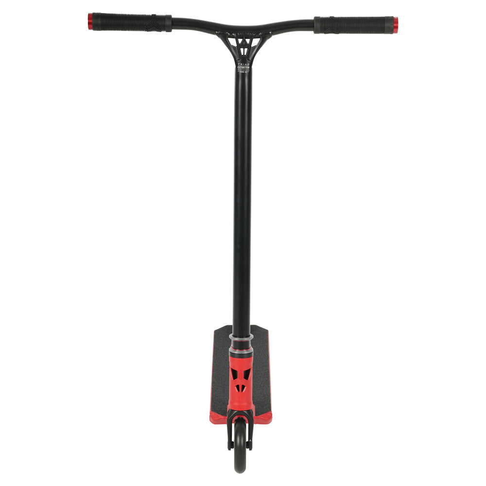 Triad C127 Arcane Red / Titanium Complete Scooter Front View