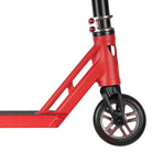 Triad C127 Arcane Red / Titanium Complete Scooter Neck Close Up