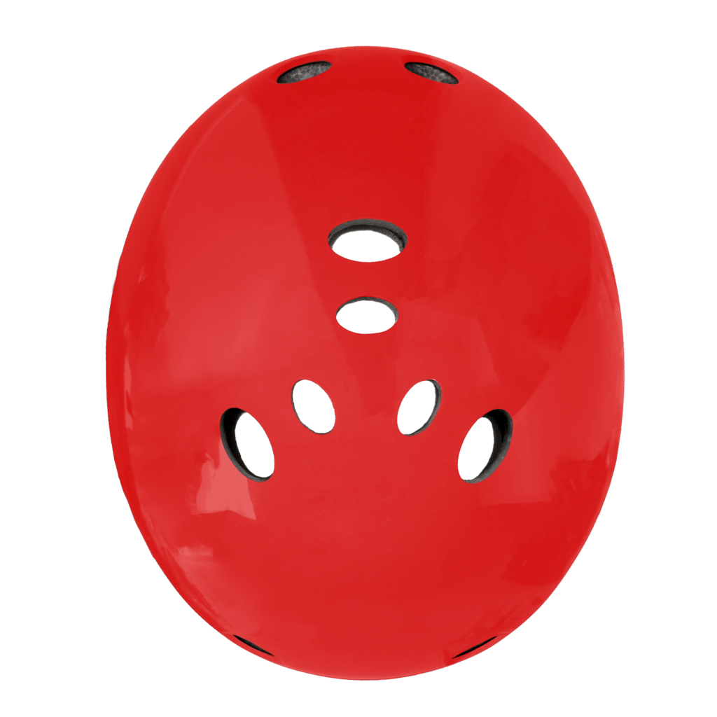 Triple 8 The CERTIFIED Sweatsaver Red Glossy - Helmet Top View