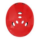Triple 8 The CERTIFIED Sweatsaver Red Glossy - Helmet Top View