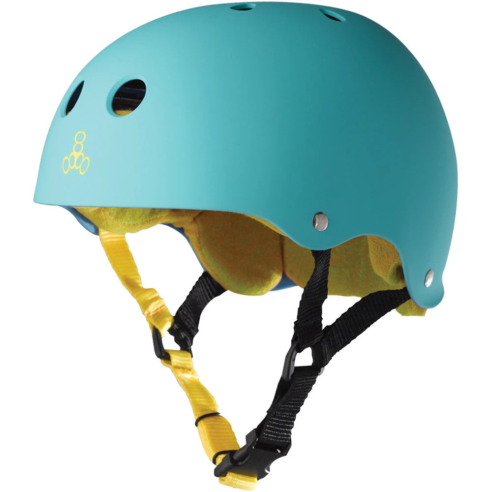 Triple 8 Sweatsaver Baja Teal Rubber - Helmet