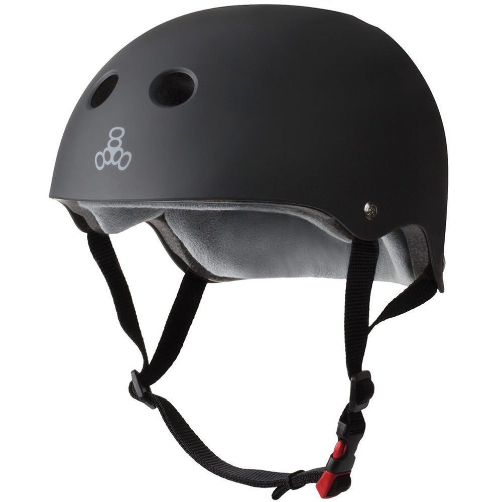 Triple 8 The CERTIFIED Sweatsaver Black Rubber - Helmet