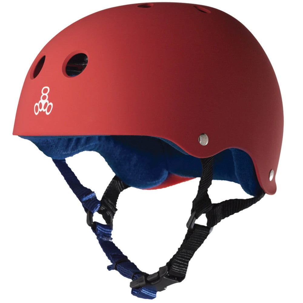 Triple 8 Sweatsaver United Red Rubber - Helmet