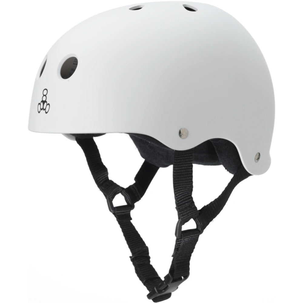 Triple 8 Sweatsaver White Rubber - Helmet
